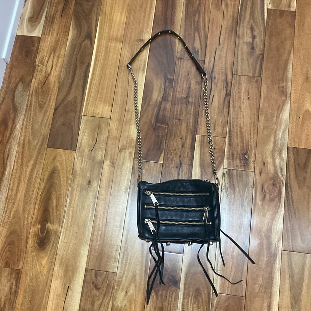 Rebecca Minkoff 3 Zip Mini MAC clutch crossbody bag